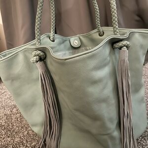 Elegant Mint Green Tote Bag